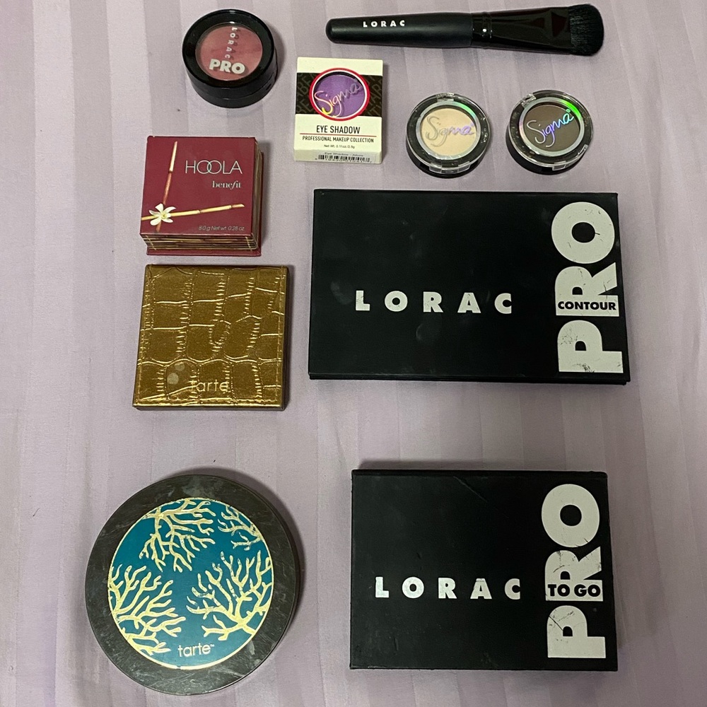 USED Eye shadows Lorac, Tarte, Sigma